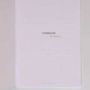 GREY MAGNOLIA notebook - A5