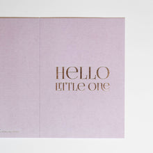 HELLO LITTLE ONE Card - Pink